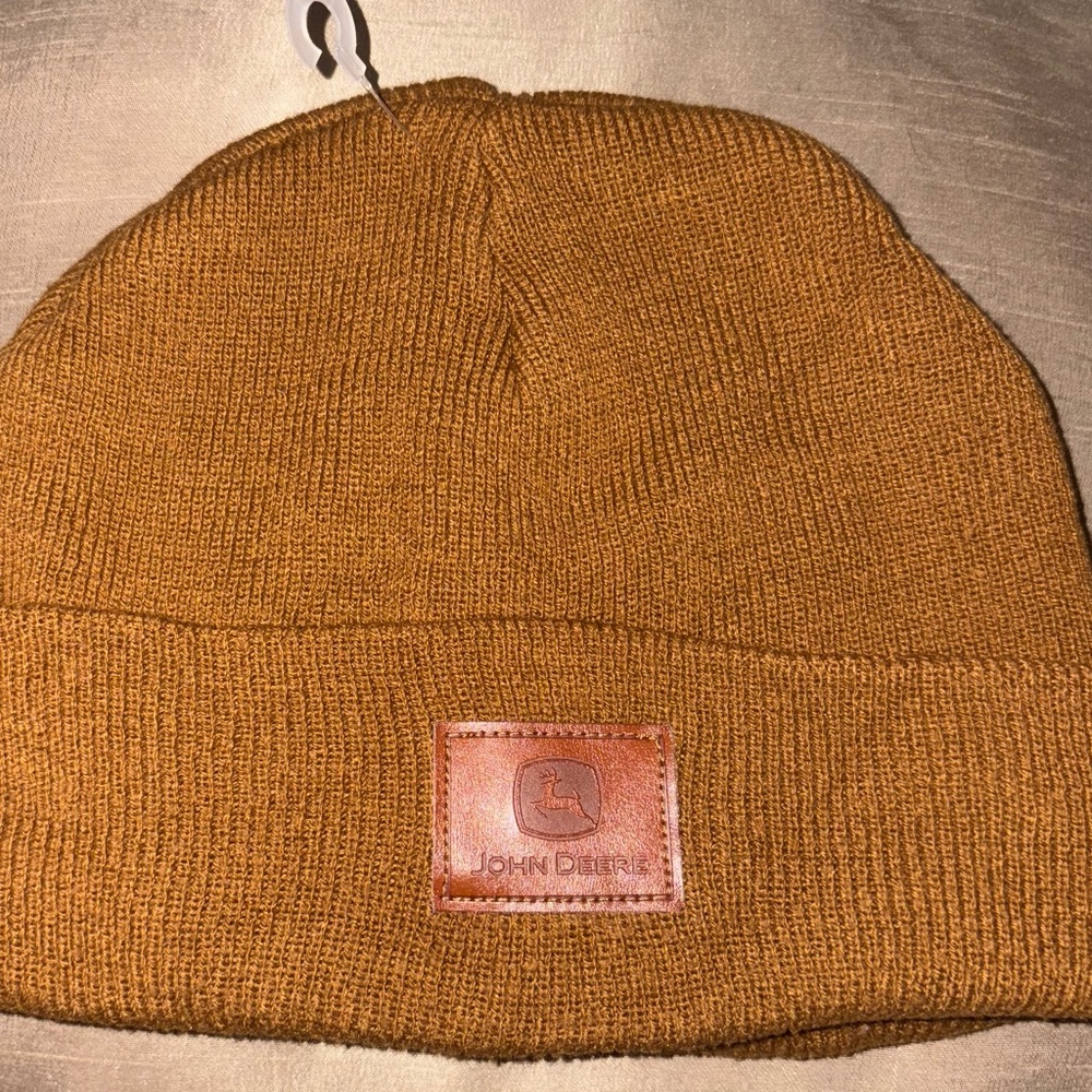 John Deere brown  Knit Hat new no tags